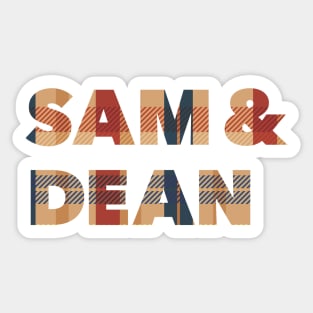 Sam & Dean Sticker